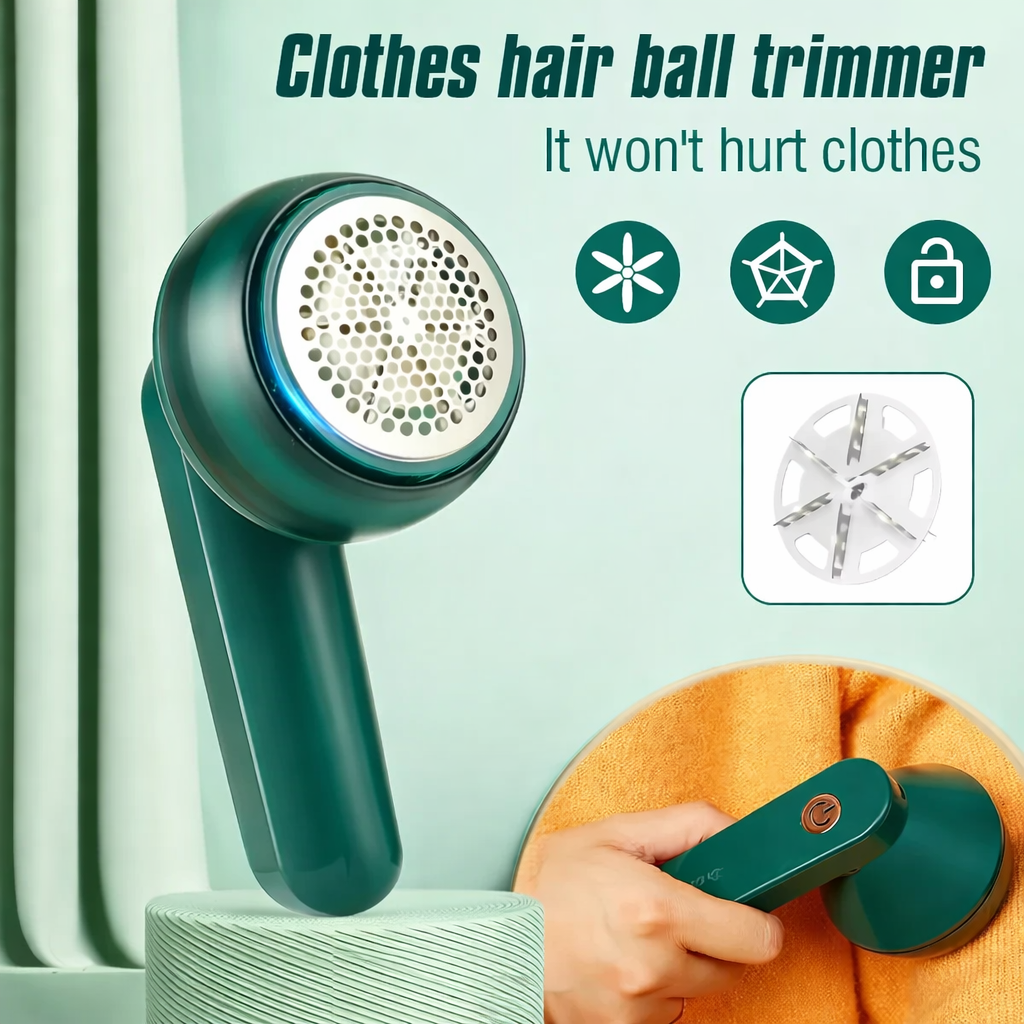 Rechargeable Lint Remover | Gentle Fabric Fuzz Cleaner (With Box) | باکس کے ساتھ ریچارج ایبل لنٹ ریموور نرم فیبرک فز کلینر